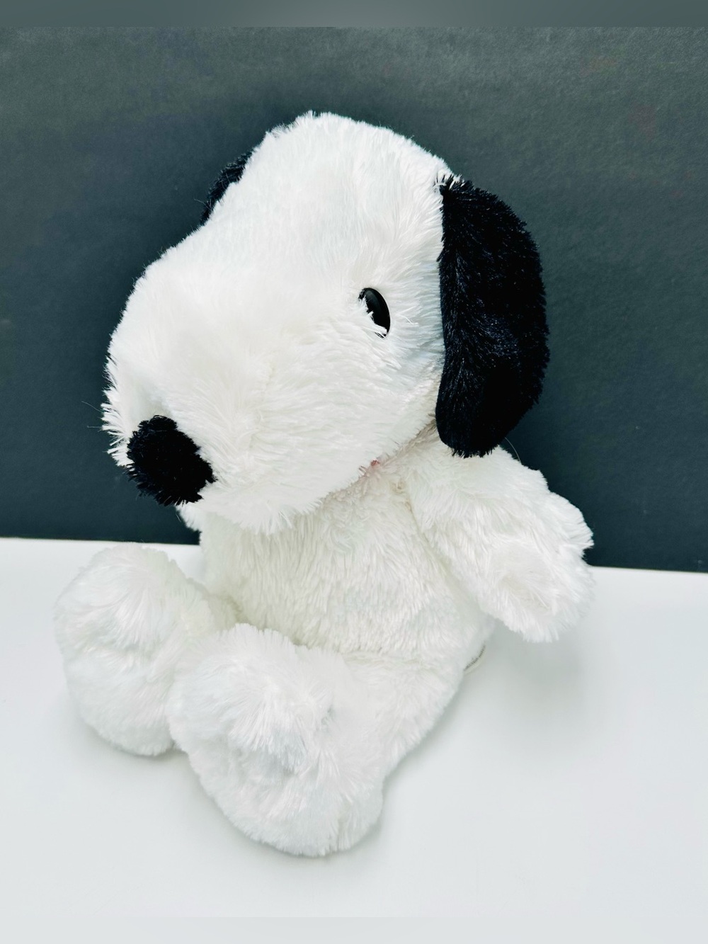 Peanuts Snoopy White Beagle Dog Cedar Fair Stuffed Plush 2010 15" Red Collar